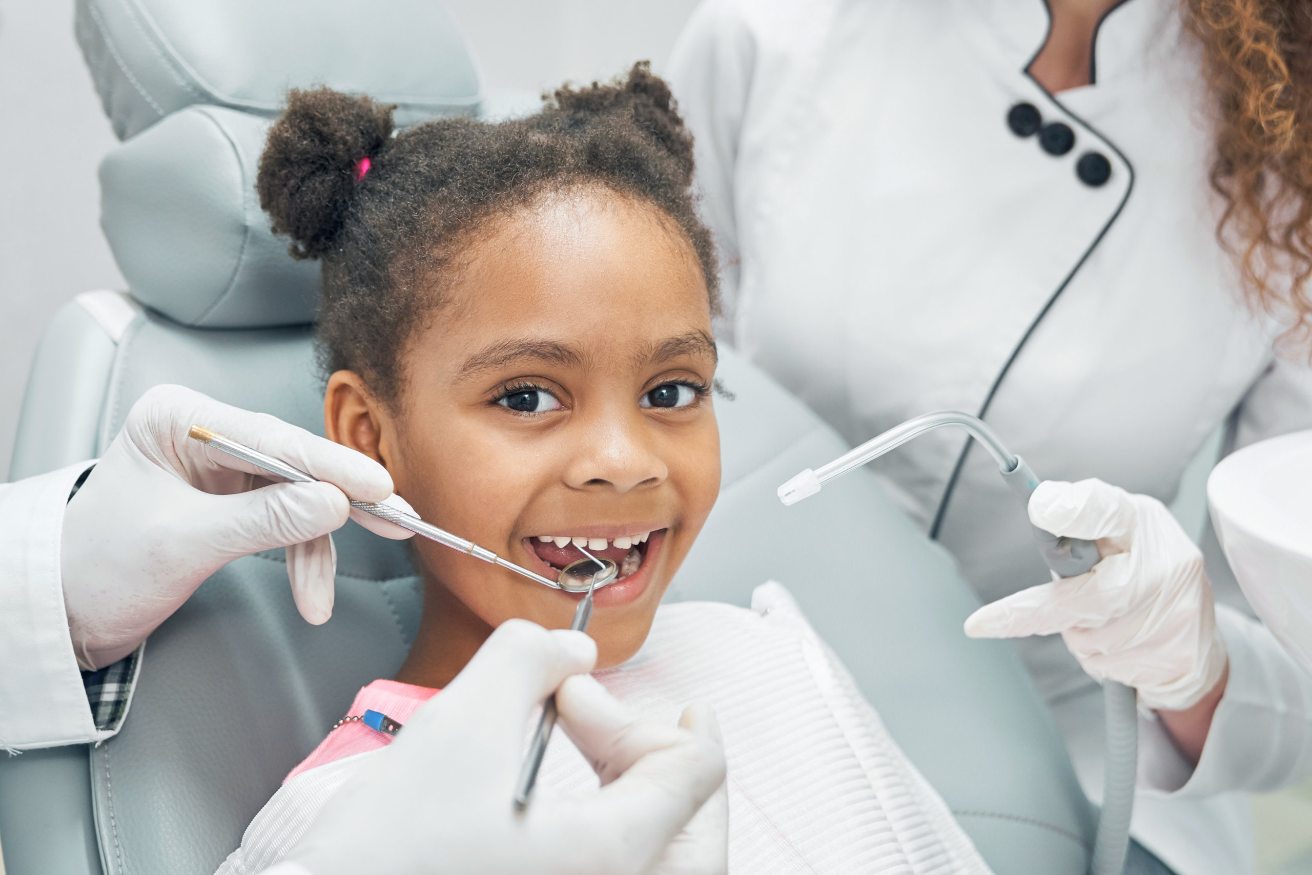 Child with Malocclusion at Orthodontist